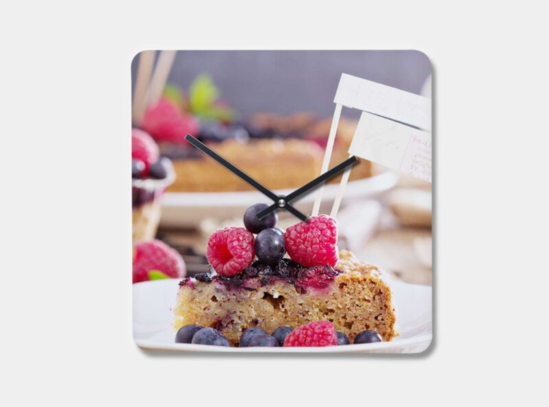 Bild von   foto uhr quadratischjpg | Individuelle 🎁 persönliche 🎁 personalisierte Geschenke bedruckt ▪ bestickt ▪ graviert