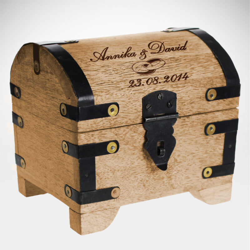 Bild von   geld schatztruhe zur hochzeitjpg | Individuelle 🎁 persönliche 🎁 personalisierte Geschenke bedruckt ▪ bestickt ▪ graviert