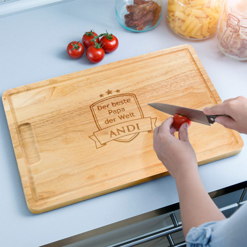 Bild von   grillbrett mit gravur besterjpg | Individuelle 🎁 persönliche 🎁 personalisierte Geschenke bedruckt ▪ bestickt ▪ graviert