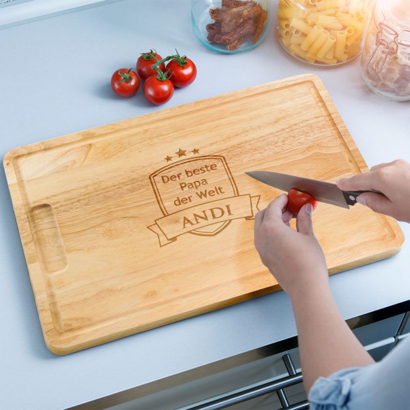 Bild von   grillbrett mit gravur besterjpg | Individuelle 🎁 persönliche 🎁 personalisierte Geschenke bedruckt ▪ bestickt ▪ graviert