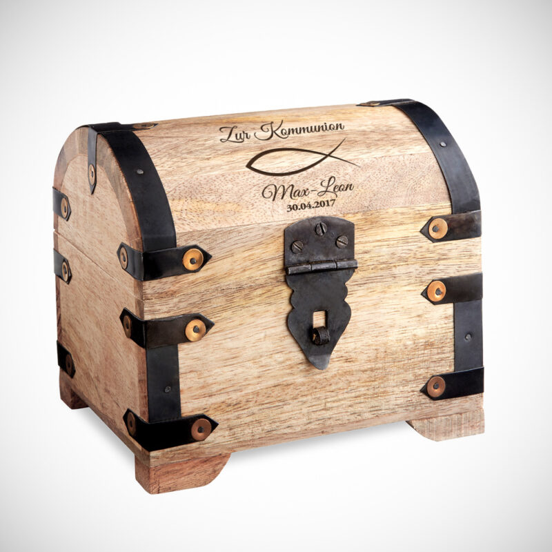 Bild von   geld schatztruhe zur kommunionjpg | Individuelle 🎁 persönliche 🎁 personalisierte Geschenke bedruckt ▪ bestickt ▪ graviert