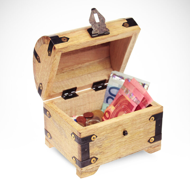 Bild von   helle schatztruhe zum geburtstjpg | Individuelle 🎁 persönliche 🎁 personalisierte Geschenke bedruckt ▪ bestickt ▪ graviert