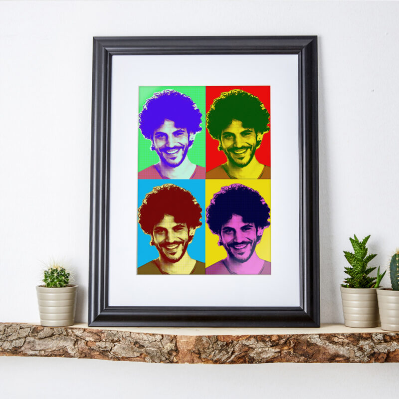 Bild von   personalisiertes pop art postejpg | Individuelle 🎁 persönliche 🎁 personalisierte Geschenke bedruckt ▪ bestickt ▪ graviert