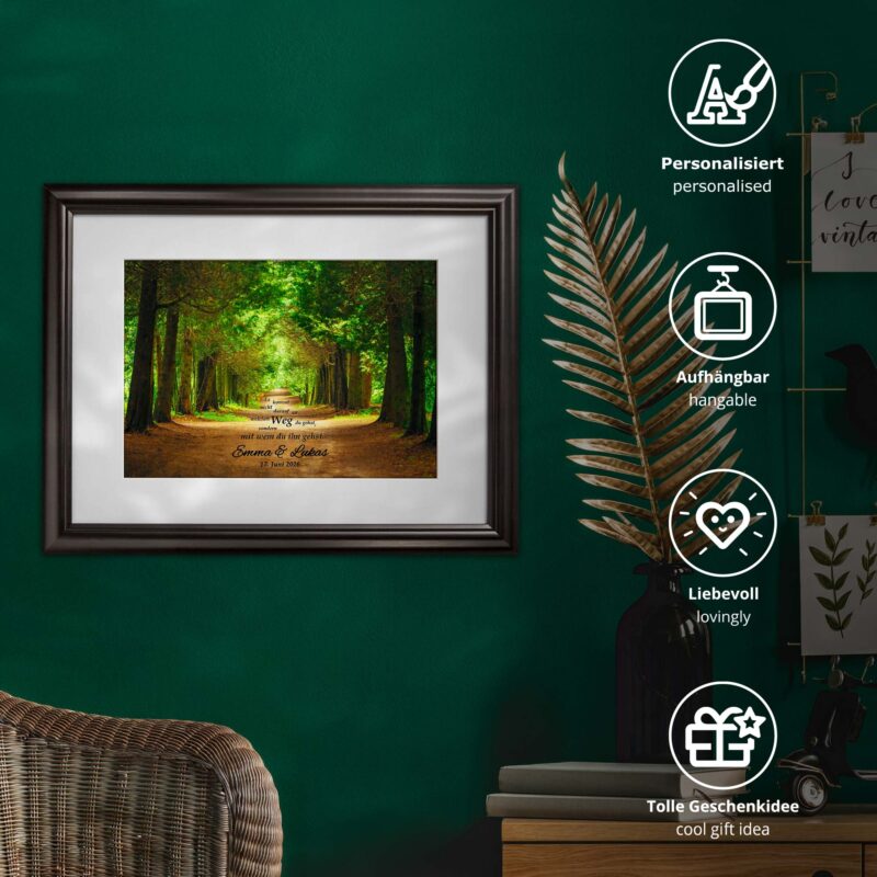 Bild von   gemeinsamer weg fruehlingsbijpg | Individuelle 🎁 persönliche 🎁 personalisierte Geschenke bedruckt ▪ bestickt ▪ graviert