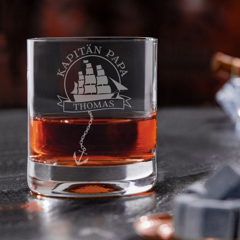 Bild von   rumglas mit gravur fuer vaterjpg | Individuelle 🎁 persönliche 🎁 personalisierte Geschenke bedruckt ▪ bestickt ▪ graviert