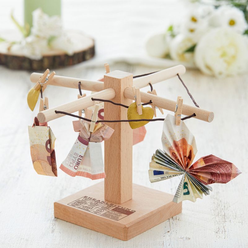 Bild von   geld waeschespinne zur hochzeijpg | Individuelle 🎁 persönliche 🎁 personalisierte Geschenke bedruckt ▪ bestickt ▪ graviert