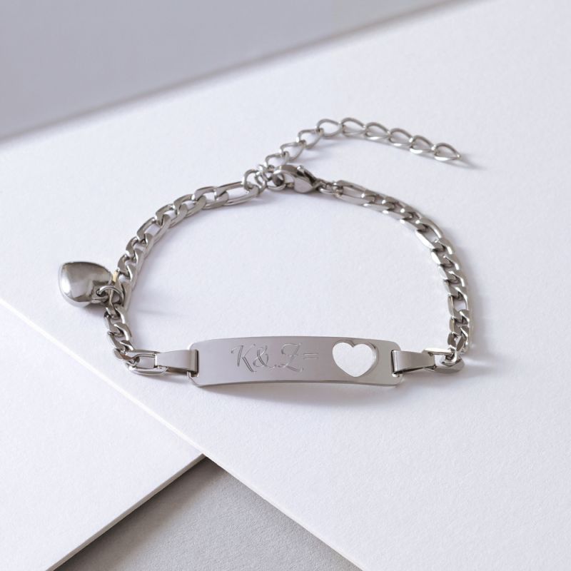 Bild von   armband mit gravur initialenjpg | Individuelle 🎁 persönliche 🎁 personalisierte Geschenke bedruckt ▪ bestickt ▪ graviert