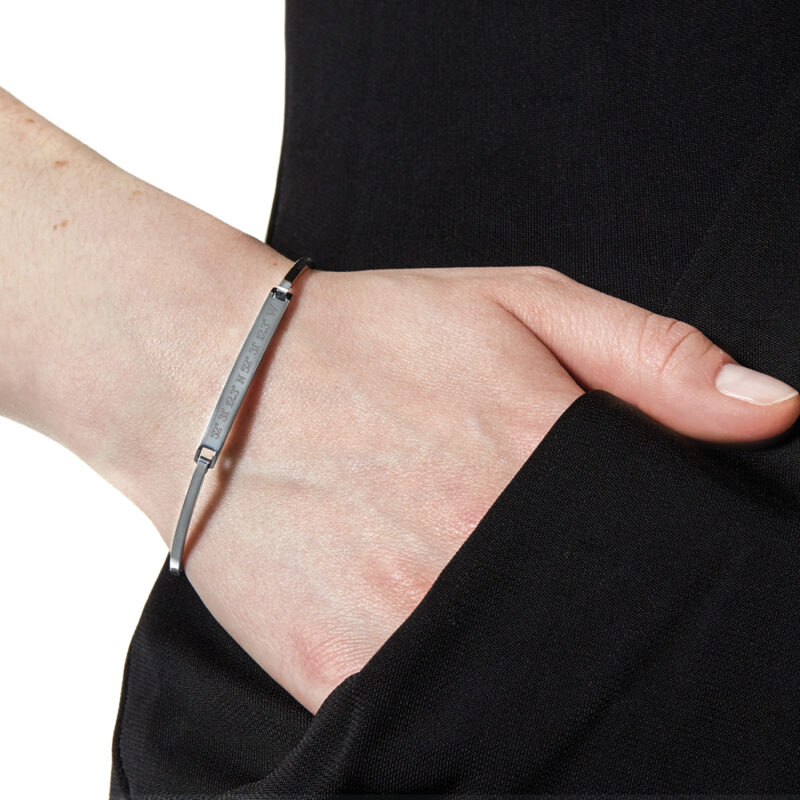 Bild von   armreif mit gravur geokoordinajpg | Individuelle 🎁 persönliche 🎁 personalisierte Geschenke bedruckt ▪ bestickt ▪ graviert