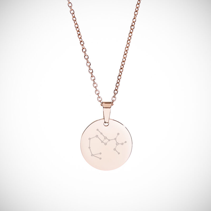 Bild von   kette mit gravur runder anhajpg | Individuelle 🎁 persönliche 🎁 personalisierte Geschenke bedruckt ▪ bestickt ▪ graviert