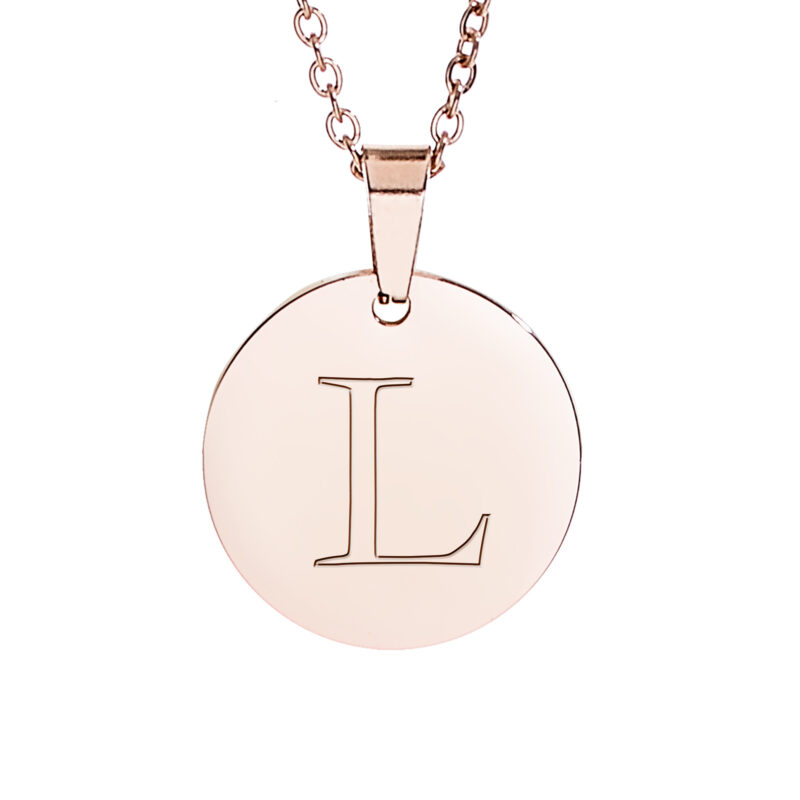 Bild von   kette mit gravur runder anhajpg | Individuelle 🎁 persönliche 🎁 personalisierte Geschenke bedruckt ▪ bestickt ▪ graviert