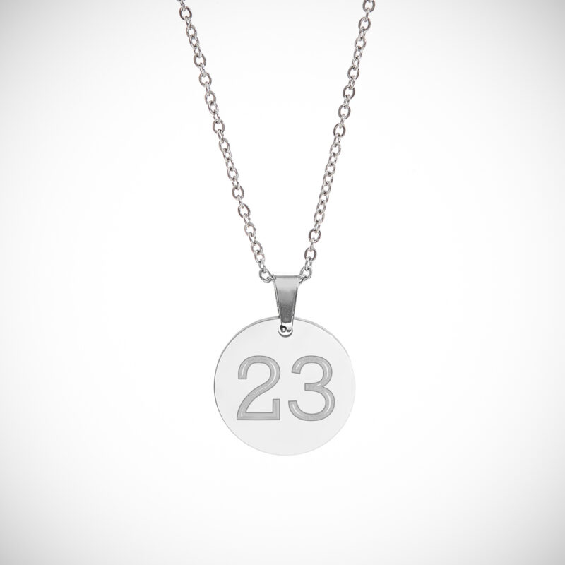 Bild von   kette mit gravur runder anhajpg | Individuelle 🎁 persönliche 🎁 personalisierte Geschenke bedruckt ▪ bestickt ▪ graviert