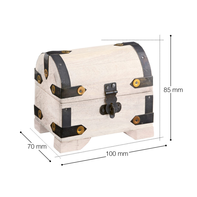 Bild von   kleine schatztruhe mit gravurjpg | Individuelle 🎁 persönliche 🎁 personalisierte Geschenke bedruckt ▪ bestickt ▪ graviert