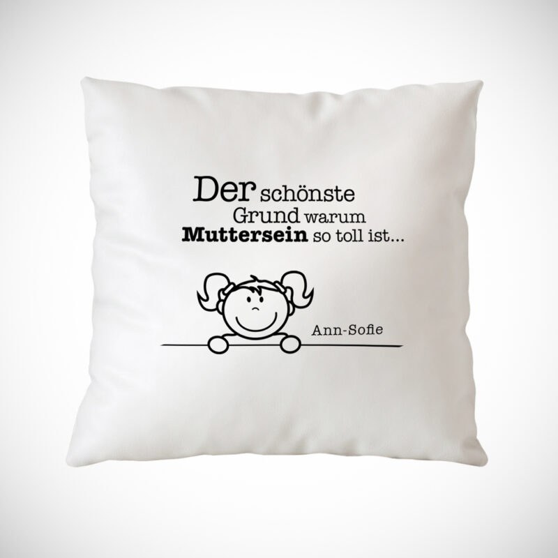 Bild von   bedrucktes kissen warum ichjpg | Individuelle 🎁 persönliche 🎁 personalisierte Geschenke bedruckt ▪ bestickt ▪ graviert