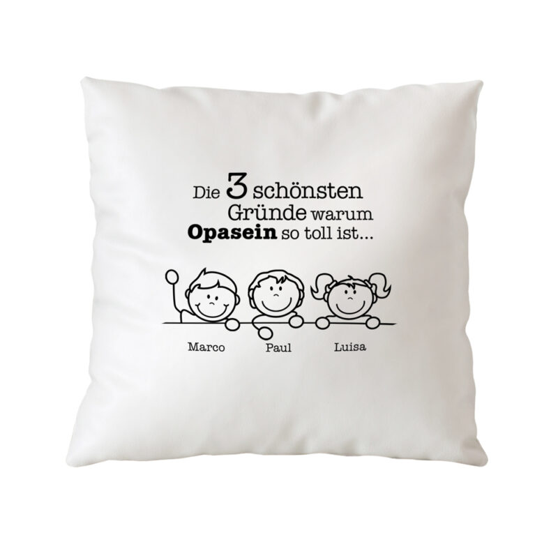Bild von   bedrucktes kissen warum ichjpg | Individuelle 🎁 persönliche 🎁 personalisierte Geschenke bedruckt ▪ bestickt ▪ graviert