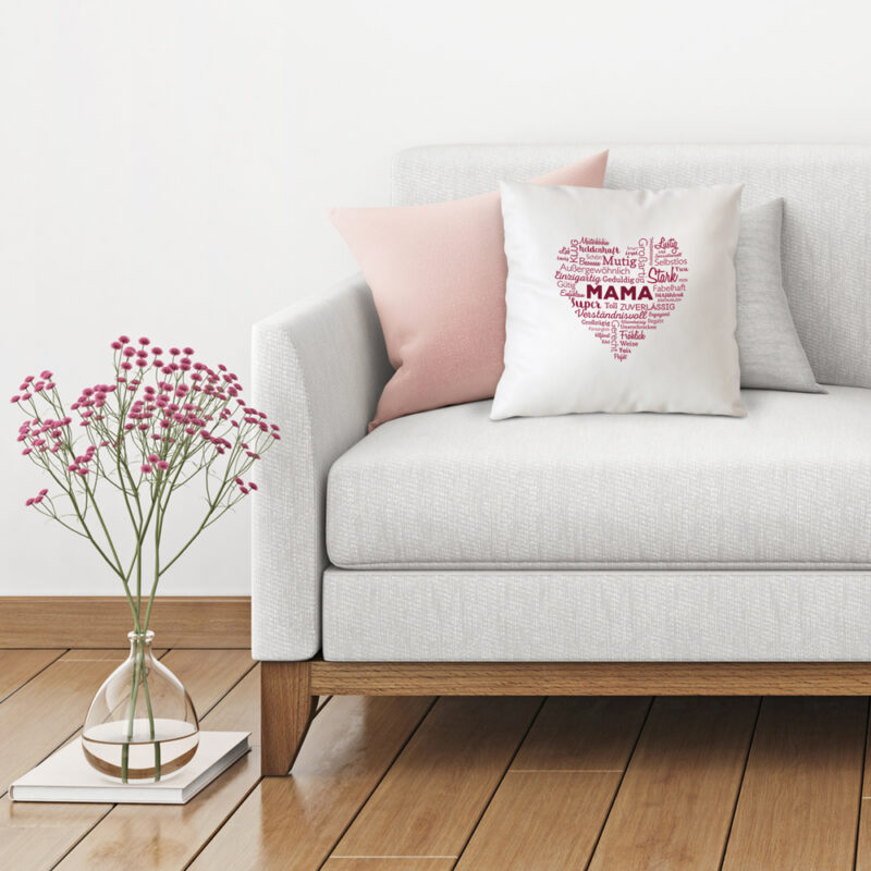 Bild von   bedrucktes kissen wortwolkejpg | Individuelle 🎁 persönliche 🎁 personalisierte Geschenke bedruckt ▪ bestickt ▪ graviert