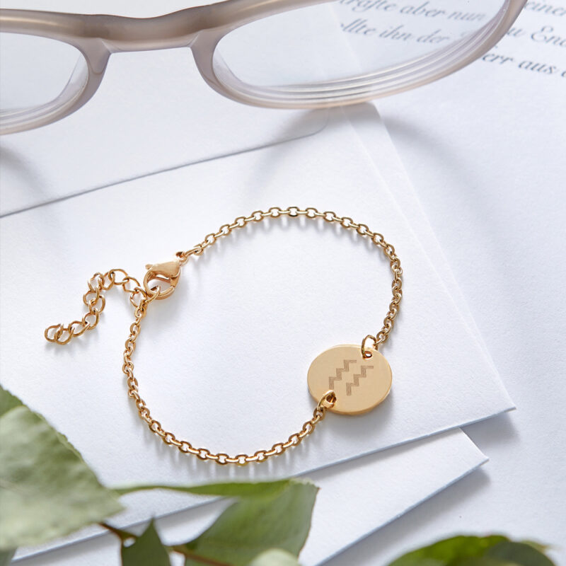 Bild von   armkettchen mit gravur sternjpg | Individuelle 🎁 persönliche 🎁 personalisierte Geschenke bedruckt ▪ bestickt ▪ graviert