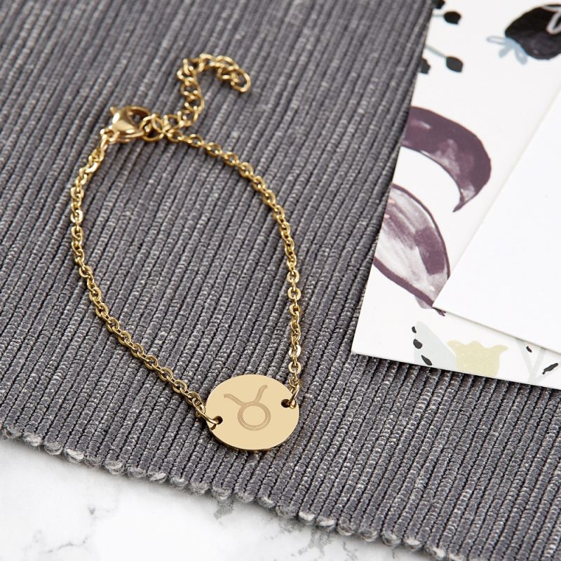 Bild von   armkettchen mit gravur sternjpg | Individuelle 🎁 persönliche 🎁 personalisierte Geschenke bedruckt ▪ bestickt ▪ graviert