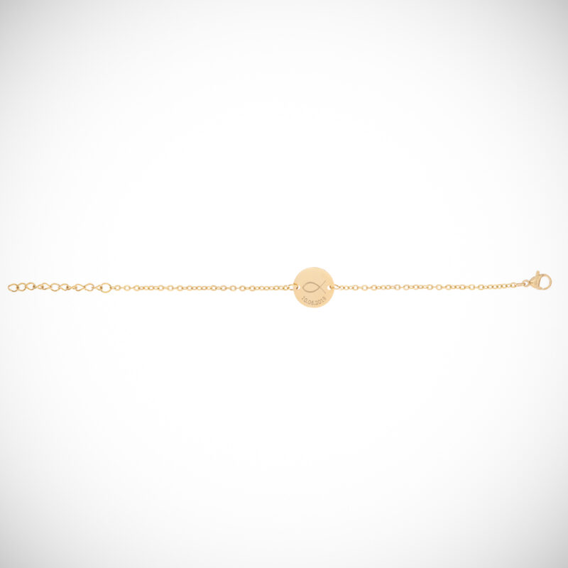 Bild von   armkettchen mit gravur goldjpg | Individuelle 🎁 persönliche 🎁 personalisierte Geschenke bedruckt ▪ bestickt ▪ graviert