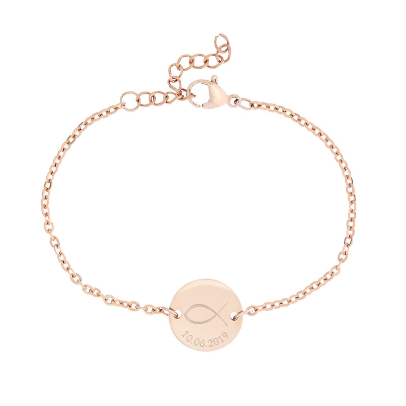Bild von   armkettchen mit gravur rosejpg | Individuelle 🎁 persönliche 🎁 personalisierte Geschenke bedruckt ▪ bestickt ▪ graviert