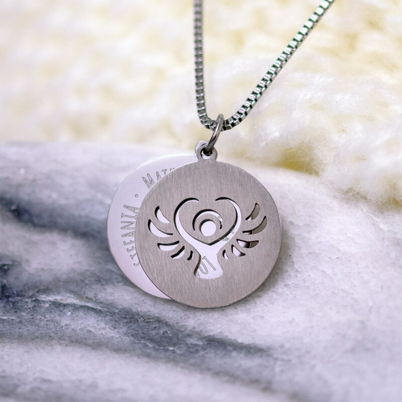 Bild von   halskette mit gravur schutzejpg | Individuelle 🎁 persönliche 🎁 personalisierte Geschenke bedruckt ▪ bestickt ▪ graviert