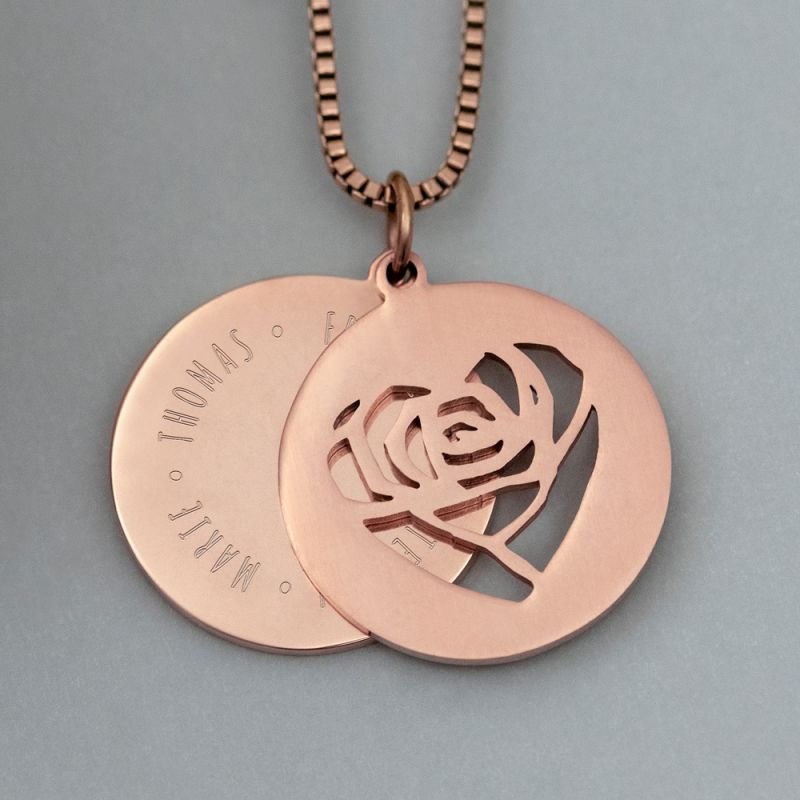 Bild von   halskette mit gravur herz unjpg | Individuelle 🎁 persönliche 🎁 personalisierte Geschenke bedruckt ▪ bestickt ▪ graviert