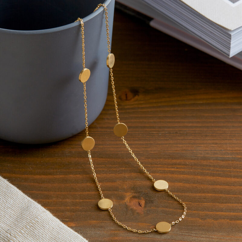 Bild von   layering kette mit kleinen anhjpg | Individuelle 🎁 persönliche 🎁 personalisierte Geschenke bedruckt ▪ bestickt ▪ graviert