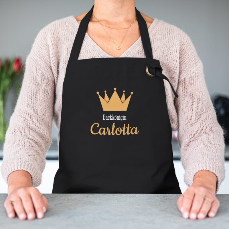 Bild von   kochschuerze schwarzjpg | Individuelle 🎁 persönliche 🎁 personalisierte Geschenke bedruckt ▪ bestickt ▪ graviert