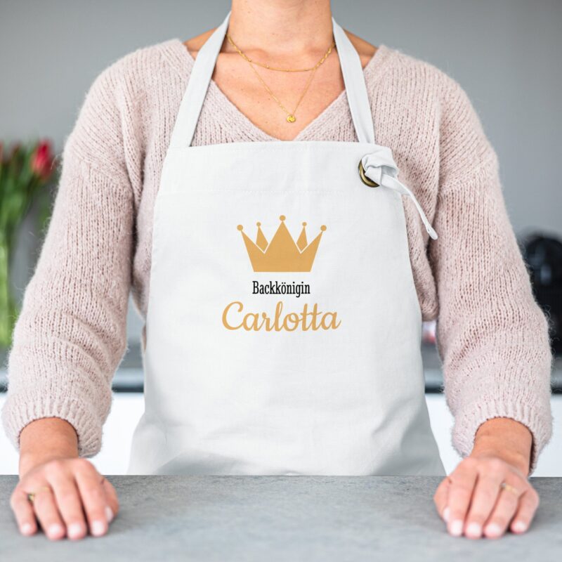 Bild von   kochschuerze weissjpg | Individuelle 🎁 persönliche 🎁 personalisierte Geschenke bedruckt ▪ bestickt ▪ graviert