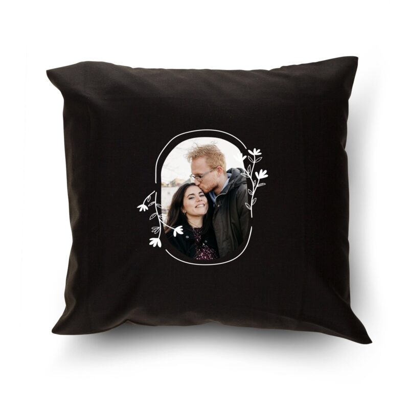 Bild von   kissen  x  cm schwarzjpg | Individuelle 🎁 persönliche 🎁 personalisierte Geschenke bedruckt ▪ bestickt ▪ graviert
