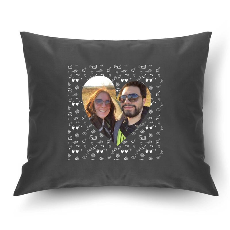 Bild von   kissen xcm dunkelgraujpg | Individuelle 🎁 persönliche 🎁 personalisierte Geschenke bedruckt ▪ bestickt ▪ graviert