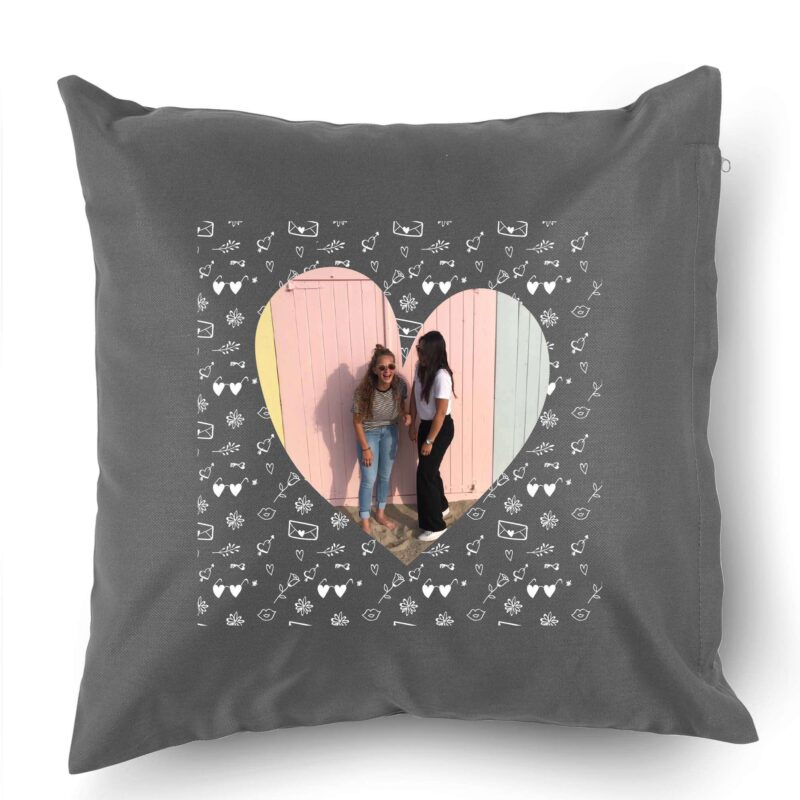 Bild von   kissen  x  cm dunkelgrjpg | Individuelle 🎁 persönliche 🎁 personalisierte Geschenke bedruckt ▪ bestickt ▪ graviert