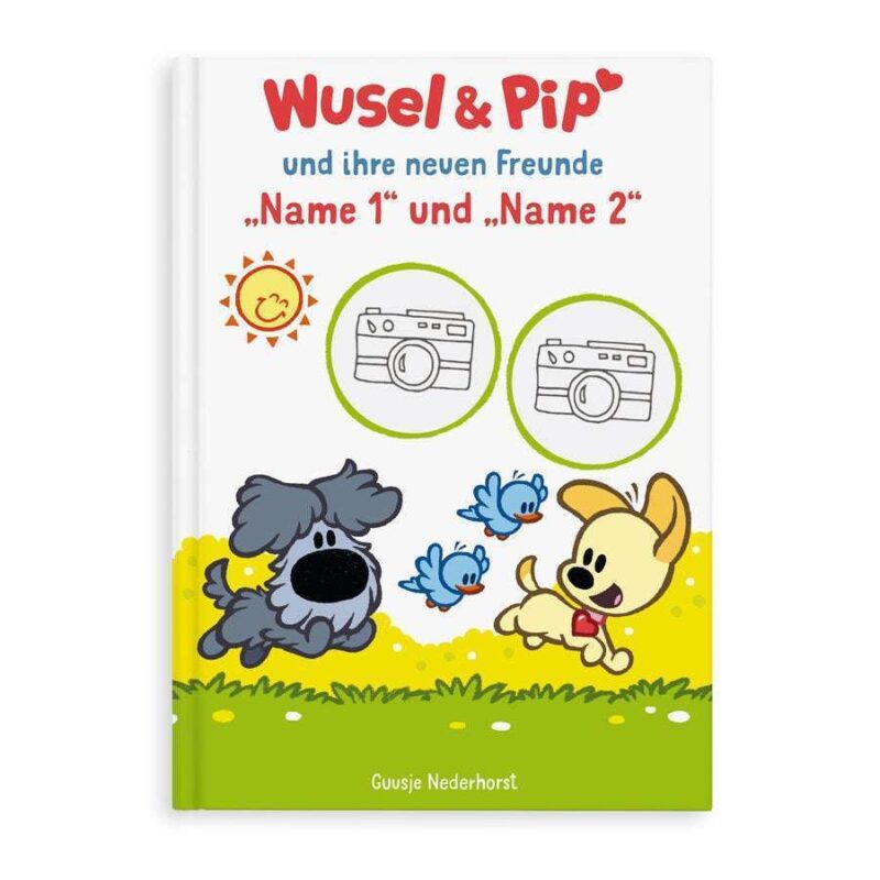 Bild von   kinderbuch wusel pip gesjpg | Individuelle 🎁 persönliche 🎁 personalisierte Geschenke bedruckt ▪ bestickt ▪ graviert