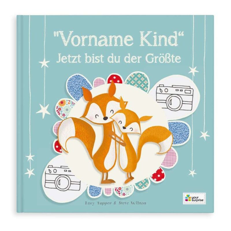 Bild von   buch mit namen jetzt bist dujpg | Individuelle 🎁 persönliche 🎁 personalisierte Geschenke bedruckt ▪ bestickt ▪ graviert