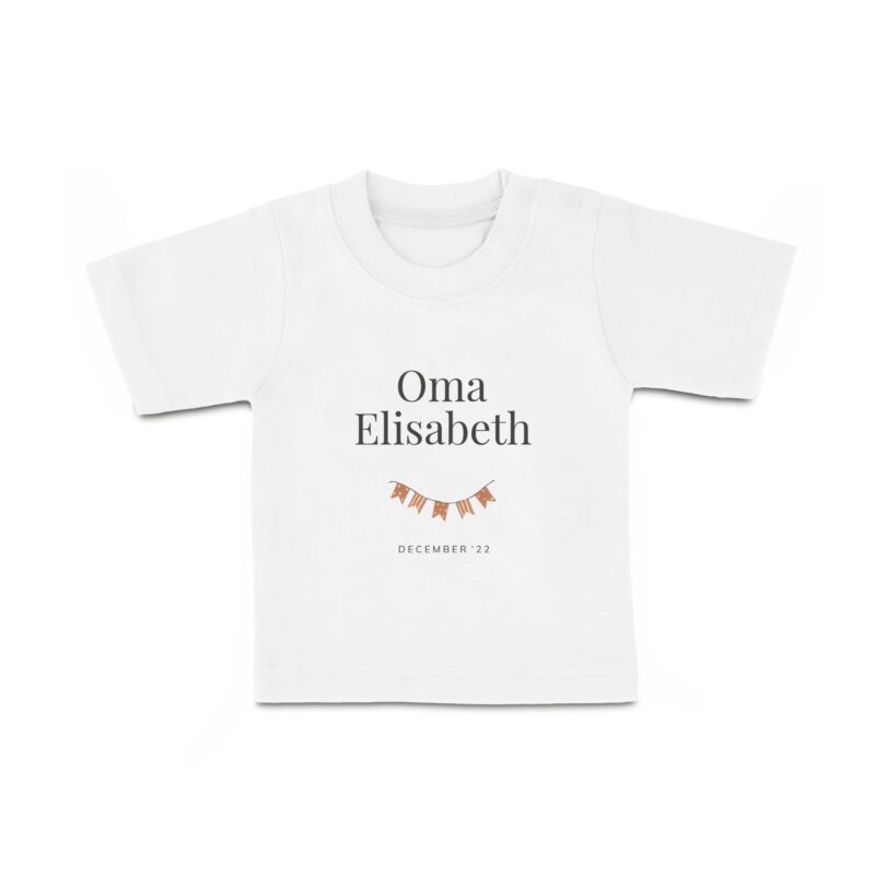 Bild von   baby t shirt kurzarm weissjpg | Individuelle 🎁 persönliche 🎁 personalisierte Geschenke bedruckt ▪ bestickt ▪ graviert