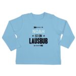 Bild von   baby langarmshirt babyblaujpg | Individuelle 🎁 persönliche 🎁 personalisierte Geschenke bedruckt ▪ bestickt ▪ graviert