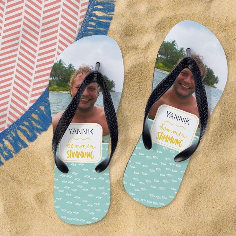 Bild von   zehensandalen groesse  jpg | Individuelle 🎁 persönliche 🎁 personalisierte Geschenke bedruckt ▪ bestickt ▪ graviert