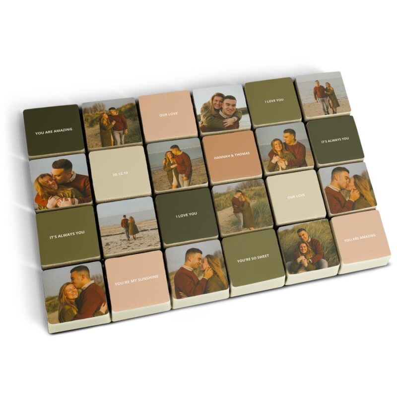 Bild von   schokoladen puzzle  stueckjpg | Individuelle 🎁 persönliche 🎁 personalisierte Geschenke bedruckt ▪ bestickt ▪ graviert