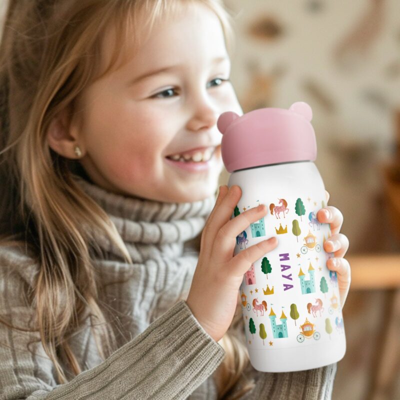 Bild von   edelstahl trinkflasche fuer kijpg | Individuelle 🎁 persönliche 🎁 personalisierte Geschenke bedruckt ▪ bestickt ▪ graviert