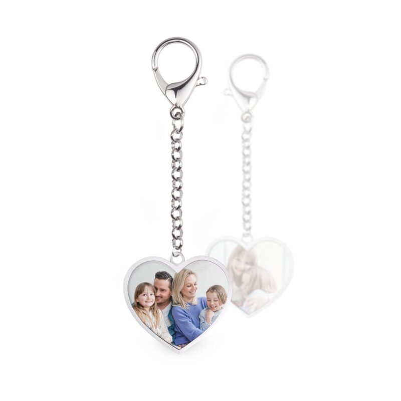 Bild von   herzschluesselanhaenger mit fojpg | Individuelle 🎁 persönliche 🎁 personalisierte Geschenke bedruckt ▪ bestickt ▪ graviert