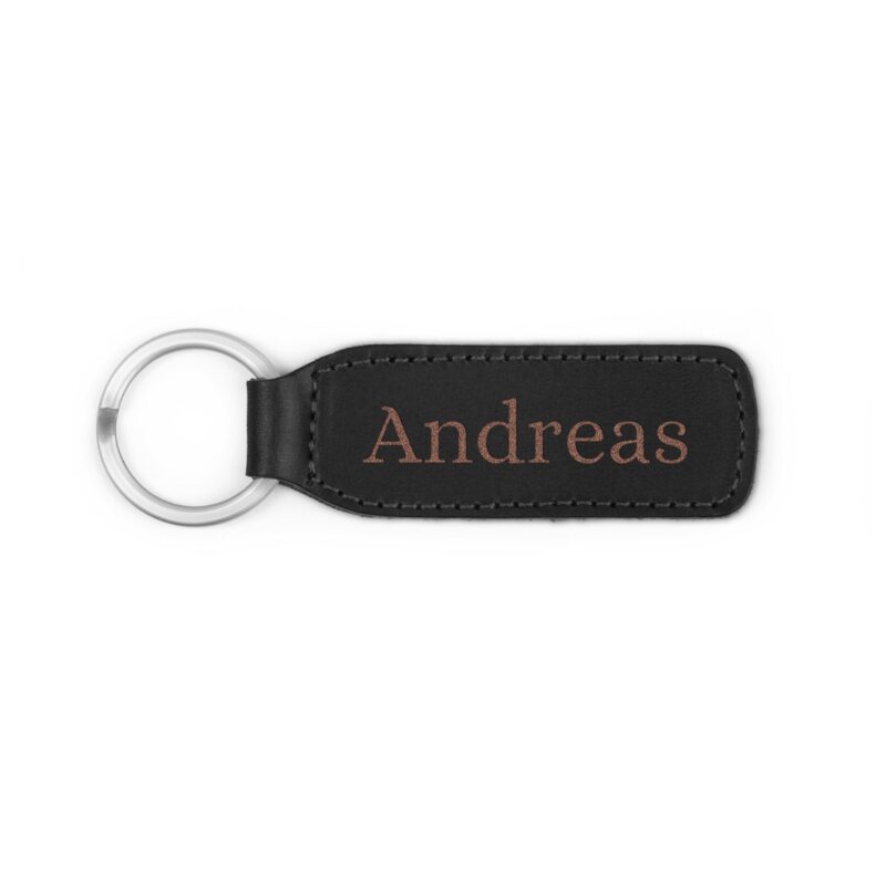 Bild von   schluesselanhaenger leder mitjpg | Individuelle 🎁 persönliche 🎁 personalisierte Geschenke bedruckt ▪ bestickt ▪ graviert