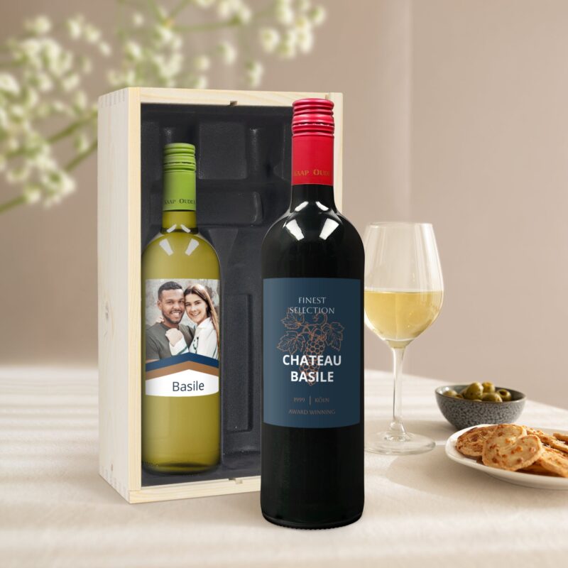 Bild von   oude kaap rotwein weissweinjpg | Individuelle 🎁 persönliche 🎁 personalisierte Geschenke bedruckt ▪ bestickt ▪ graviert