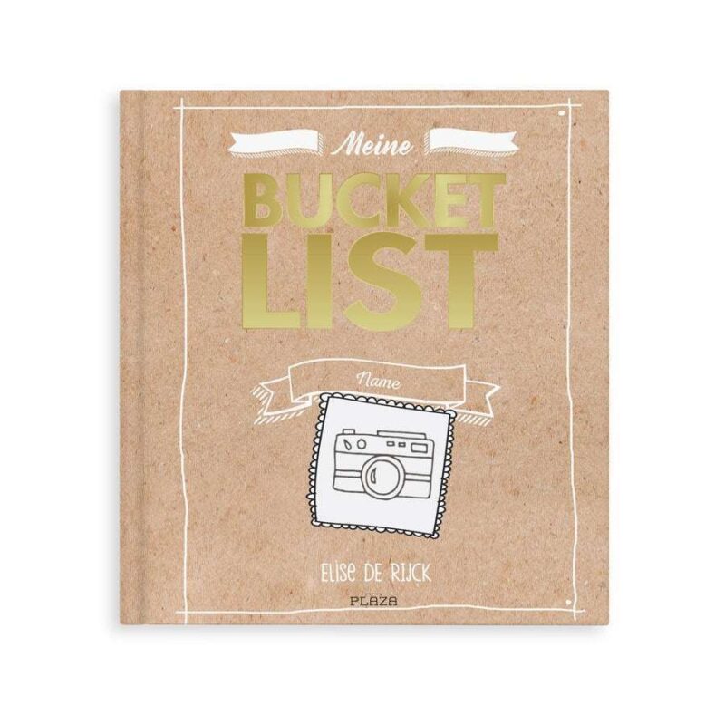 Bild von   das bucket list buch hardcovjpg | Individuelle 🎁 persönliche 🎁 personalisierte Geschenke bedruckt ▪ bestickt ▪ graviert