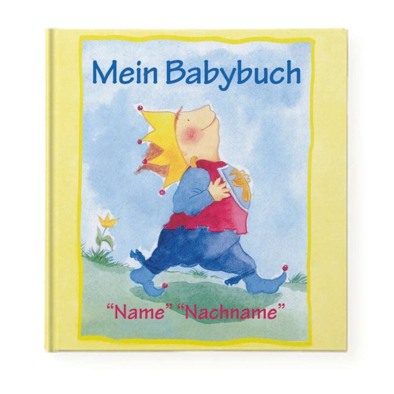 Bild von   buch mit namen mein babybuchjpg | Individuelle 🎁 persönliche 🎁 personalisierte Geschenke bedruckt ▪ bestickt ▪ graviert