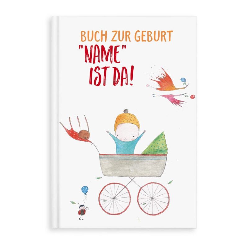 Bild von   buch mit namen geburtsbuchjpg | Individuelle 🎁 persönliche 🎁 personalisierte Geschenke bedruckt ▪ bestickt ▪ graviert