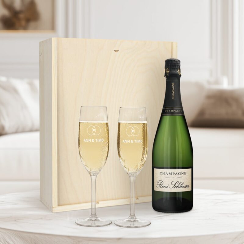 Bild von   champagner renne schloesserjpg | Individuelle 🎁 persönliche 🎁 personalisierte Geschenke bedruckt ▪ bestickt ▪ graviert
