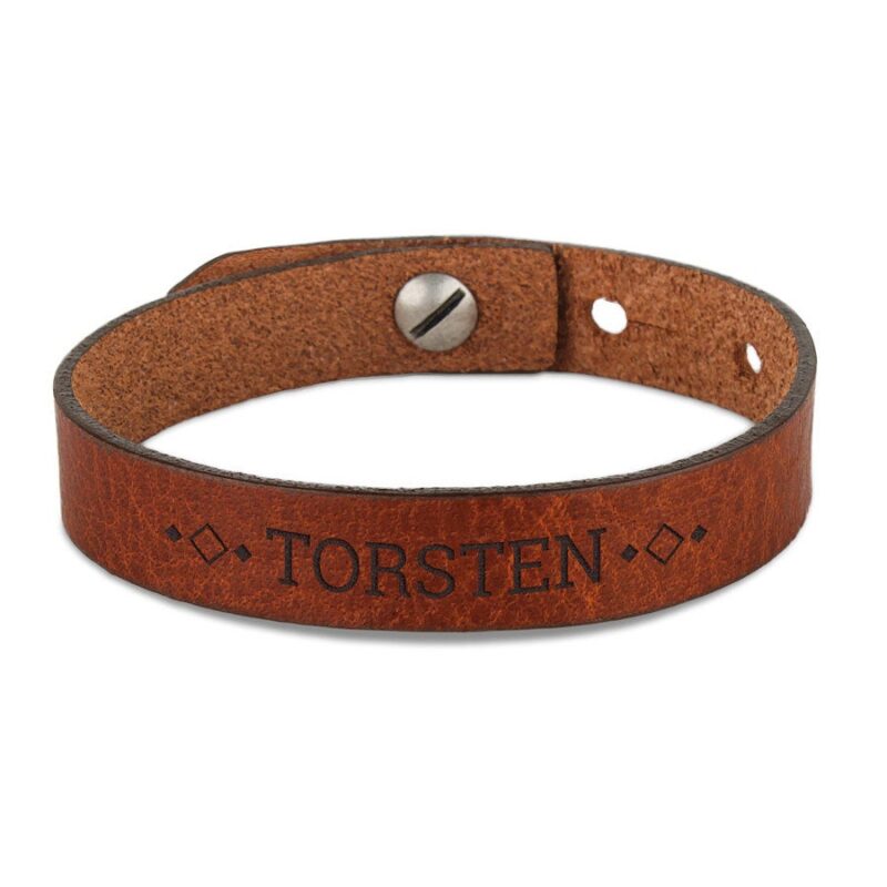 Bild von   lederarmband vatertag braunjpg | Individuelle 🎁 persönliche 🎁 personalisierte Geschenke bedruckt ▪ bestickt ▪ graviert