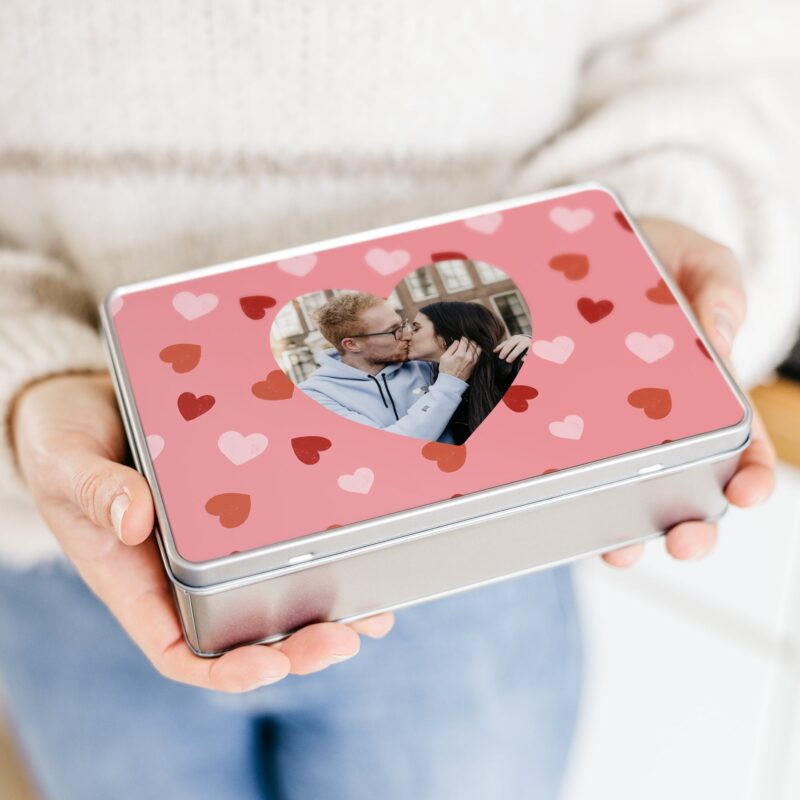 Bild von   suessigkeitendose rechteckjpg | Individuelle 🎁 persönliche 🎁 personalisierte Geschenke bedruckt ▪ bestickt ▪ graviert