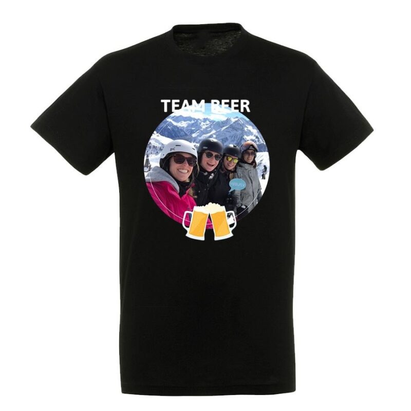 Bild von   t shirt herren schwarz mjpg | Individuelle 🎁 persönliche 🎁 personalisierte Geschenke bedruckt ▪ bestickt ▪ graviert