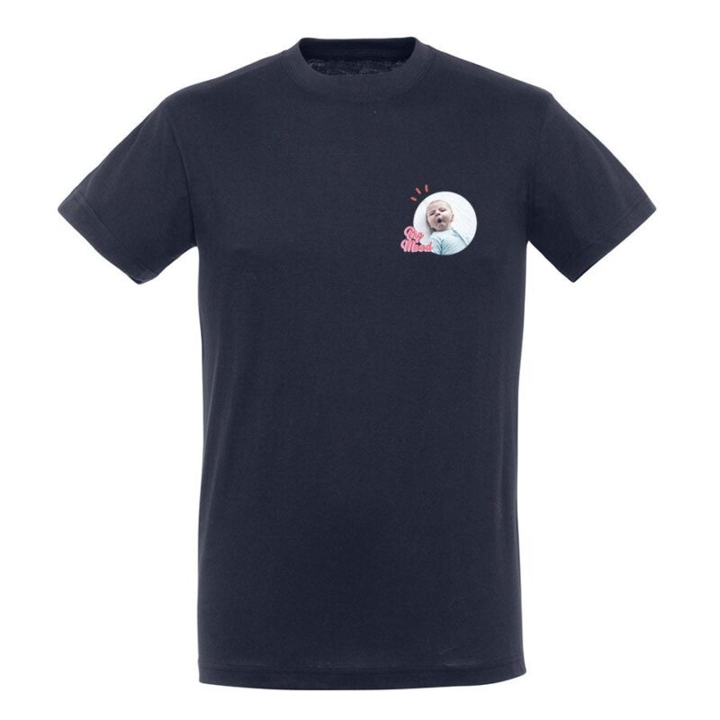 Bild von   t shirt herren navy mjpg | Individuelle 🎁 persönliche 🎁 personalisierte Geschenke bedruckt ▪ bestickt ▪ graviert