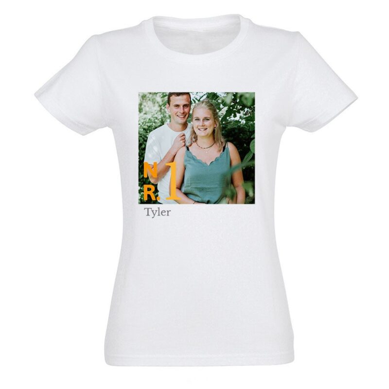 Bild von   t shirt damen weiss mjpg | Individuelle 🎁 persönliche 🎁 personalisierte Geschenke bedruckt ▪ bestickt ▪ graviert
